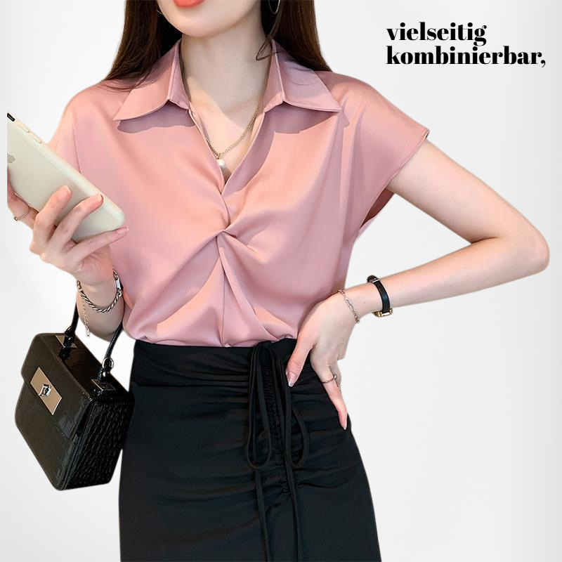 Elegante Chiffon Damenbluse Sommer 2025, trendiges Design