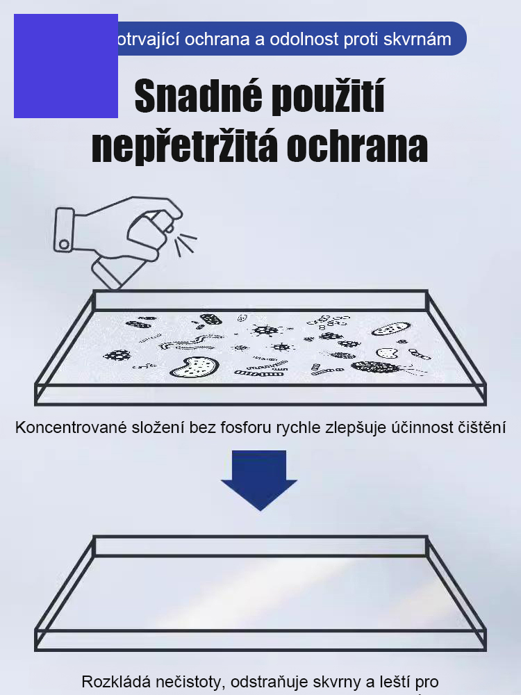 Silný ocelový odstraňovač rezi