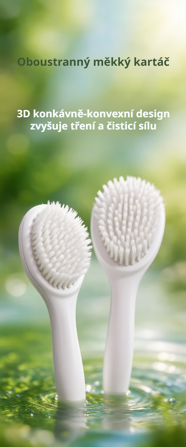 Kosmetický kartáček na mytí obličeje