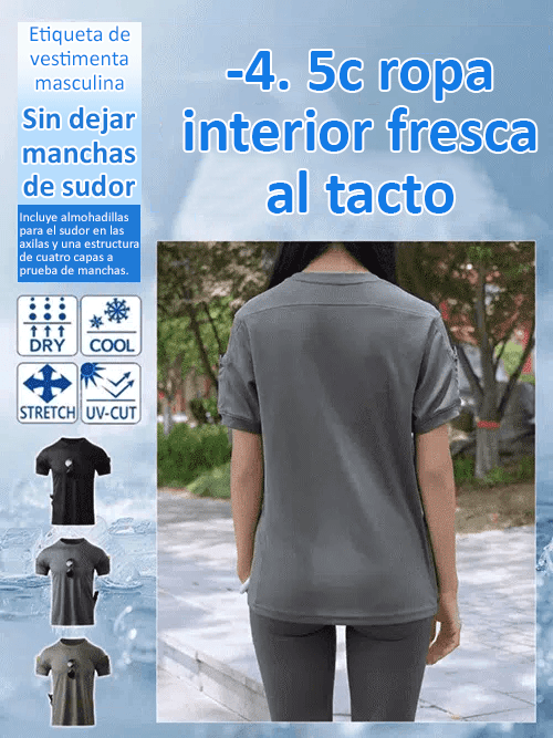 Camiseta táctica multibolsillos de secado rápido