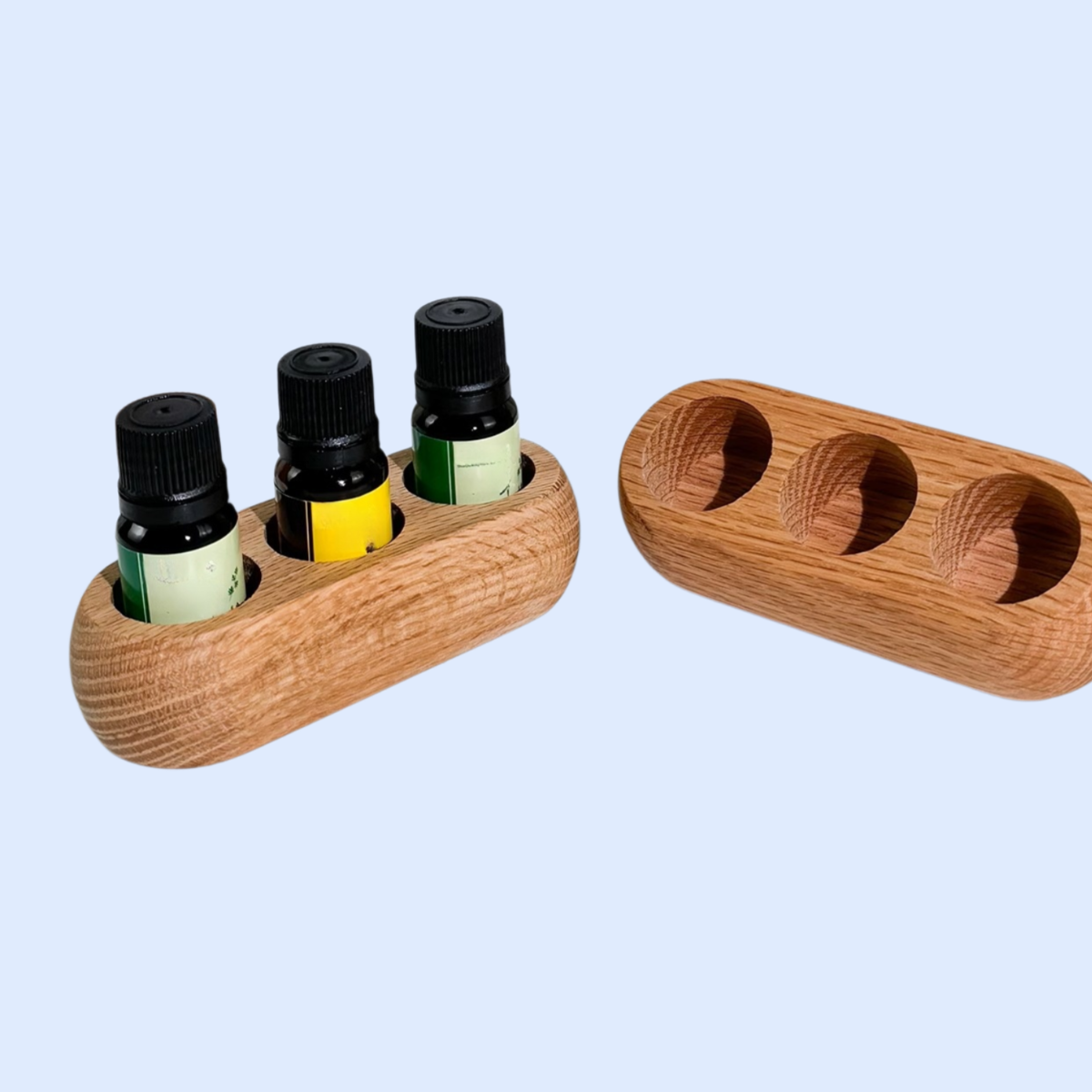 3穴 9穴 レッドオーク 口紅 エッセンシャルオイル 収納ボックス 無垢材フレーム 美容サロン アロマセラピスト エッセンシャルオイルボトル デスクトップディスプレイスタンド