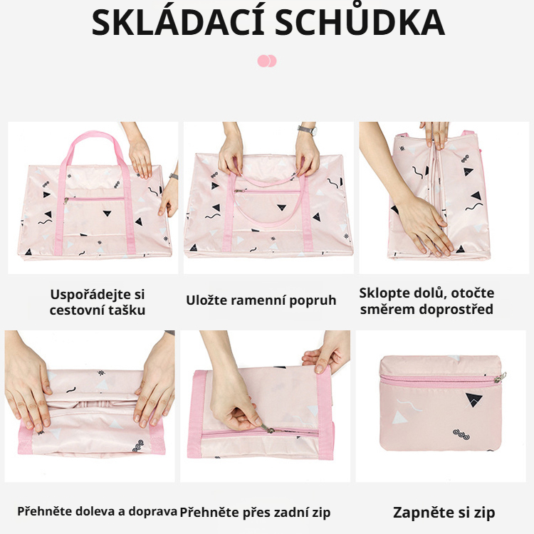 Vodotěsná skládací cestovní taška