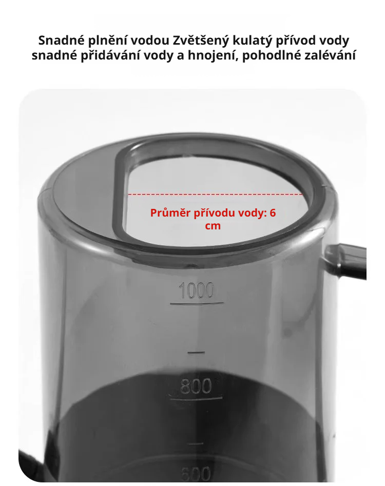 Praktická konvička na zalévání pokojových rostlin