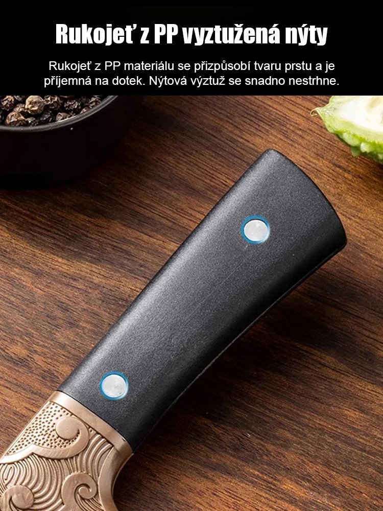 Fadeng extrémně ostrý nerezový kuchyňský nůž HB