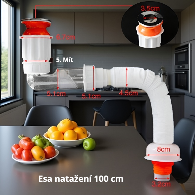 水管防臭隔虫排水道