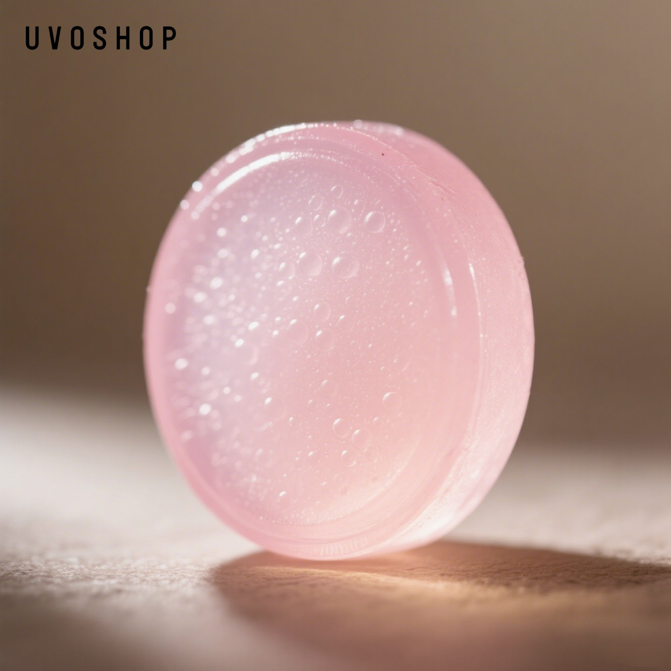 Caramelo rosa con envoltorio individual sabor fruta