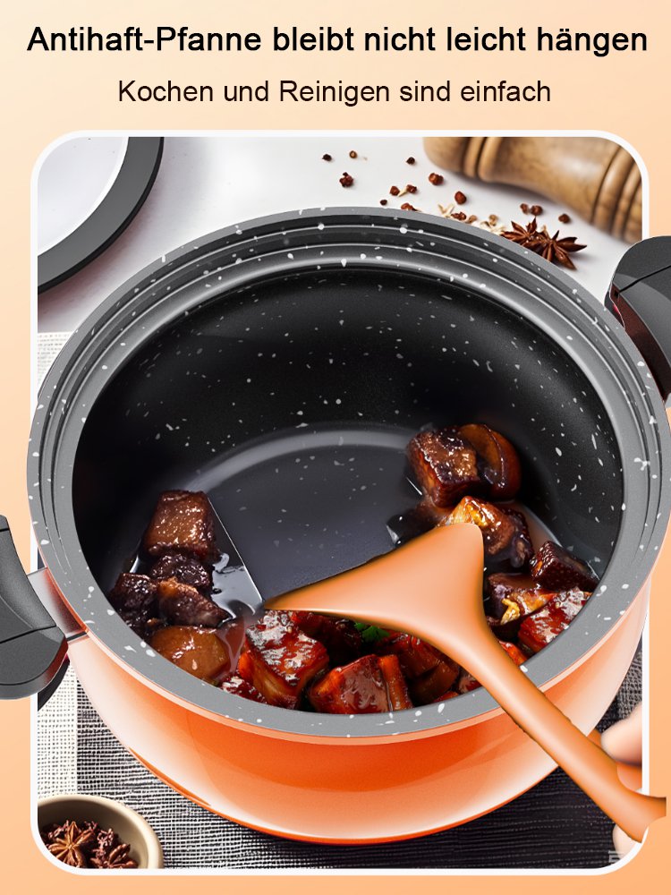 Schnellkochtopf mit großem Fassungsvermögen