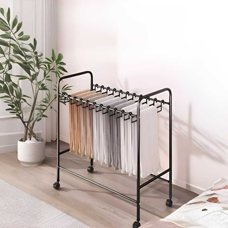 튼튼한 구조의 바닥 바지 선반