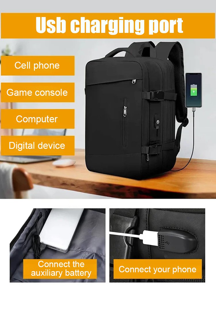 Men's and women's wet and dry separation travel large capacity expansion bag