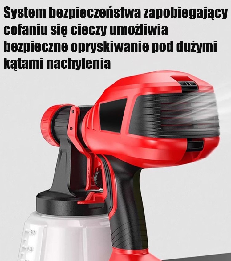 Wysokiej mocy pistolet natryskowy o wysokim ciśnieniu