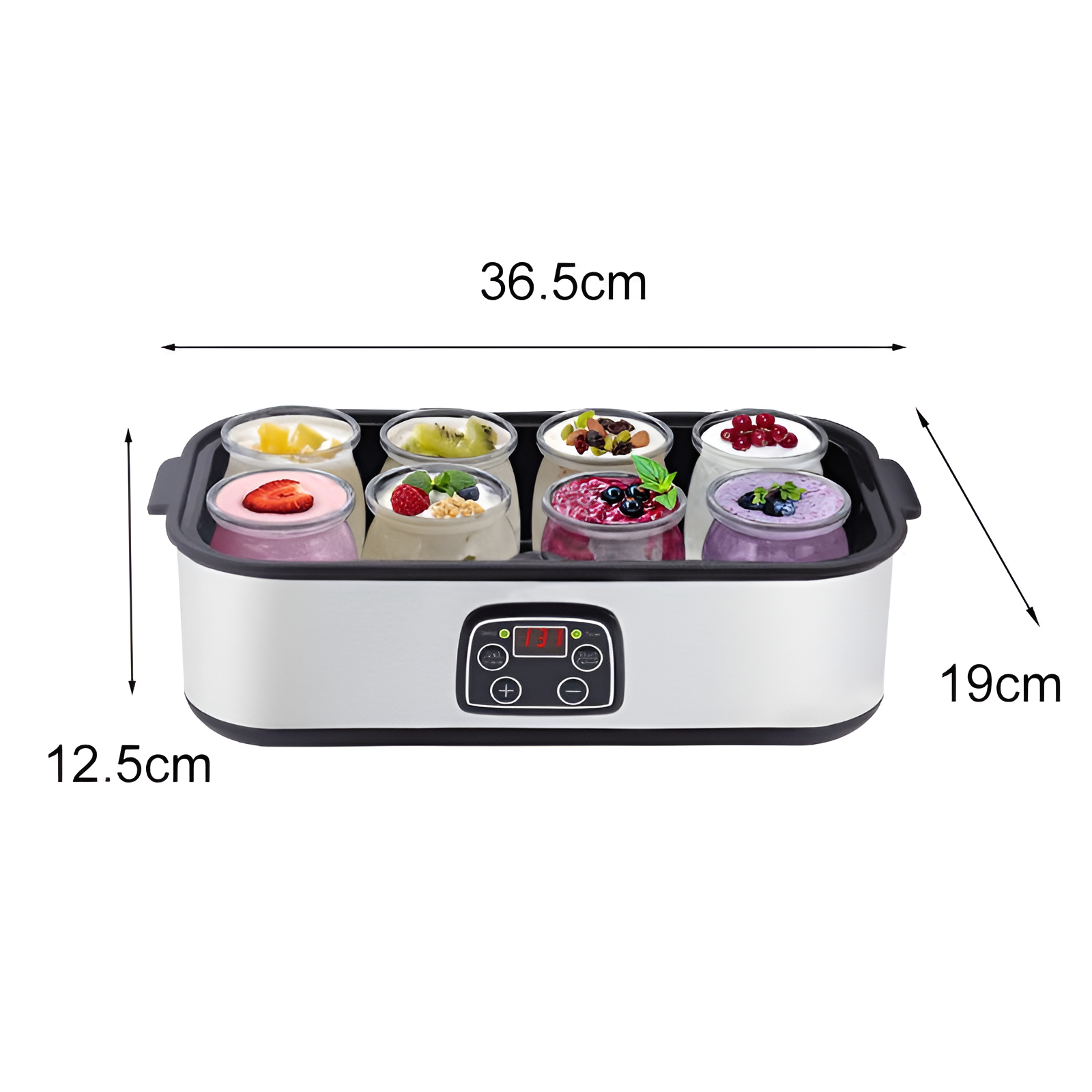 Joghurtmaschine Milchshake Marmelade Eis Joghurt Pudding 8 Punkte Tasse 1400 ml