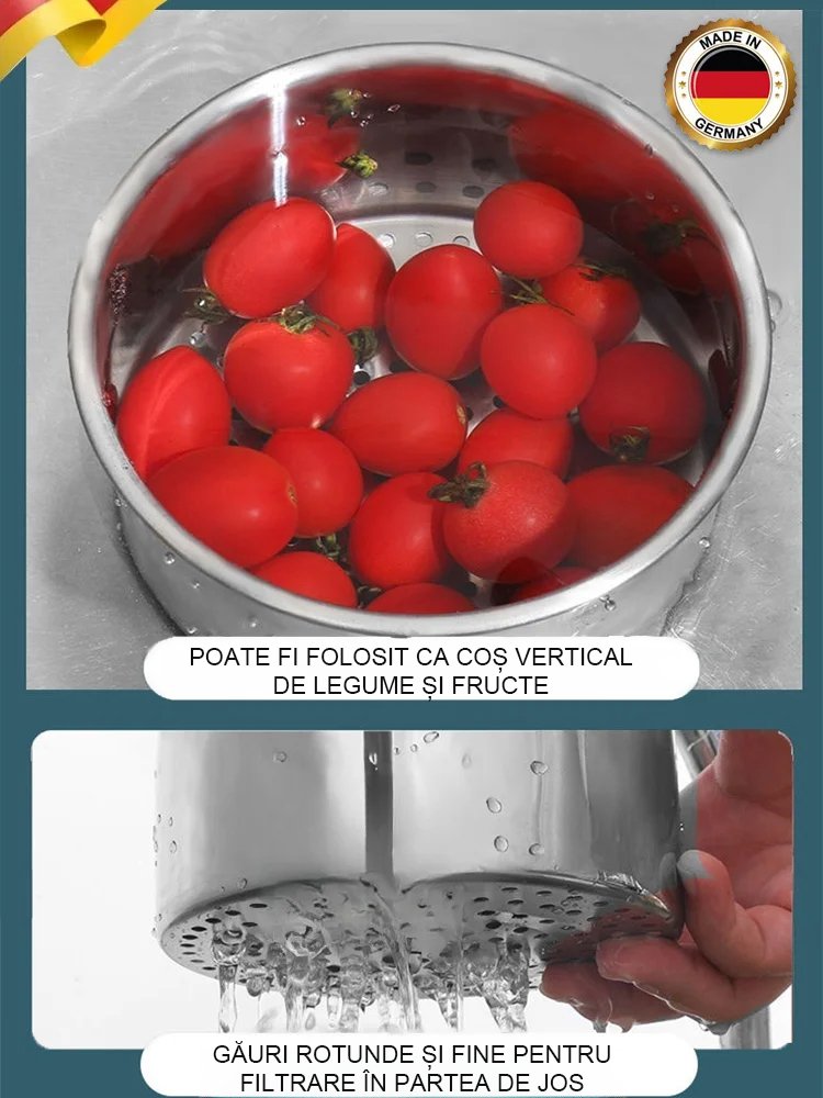 Coș de scurgere din oțel inoxidabil 304