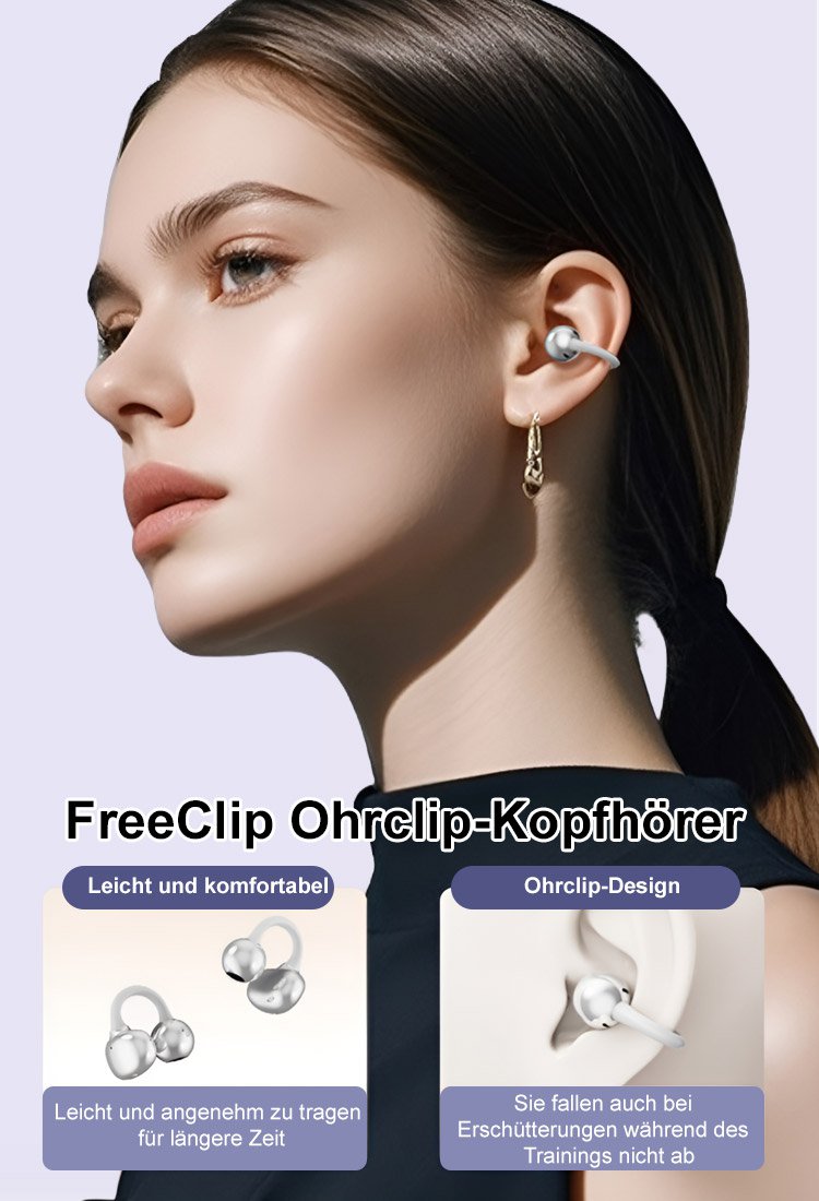 [Keine Ohrenschmerzen] Hochwertiges Nicht-In-Ear-Bluetooth-Headset