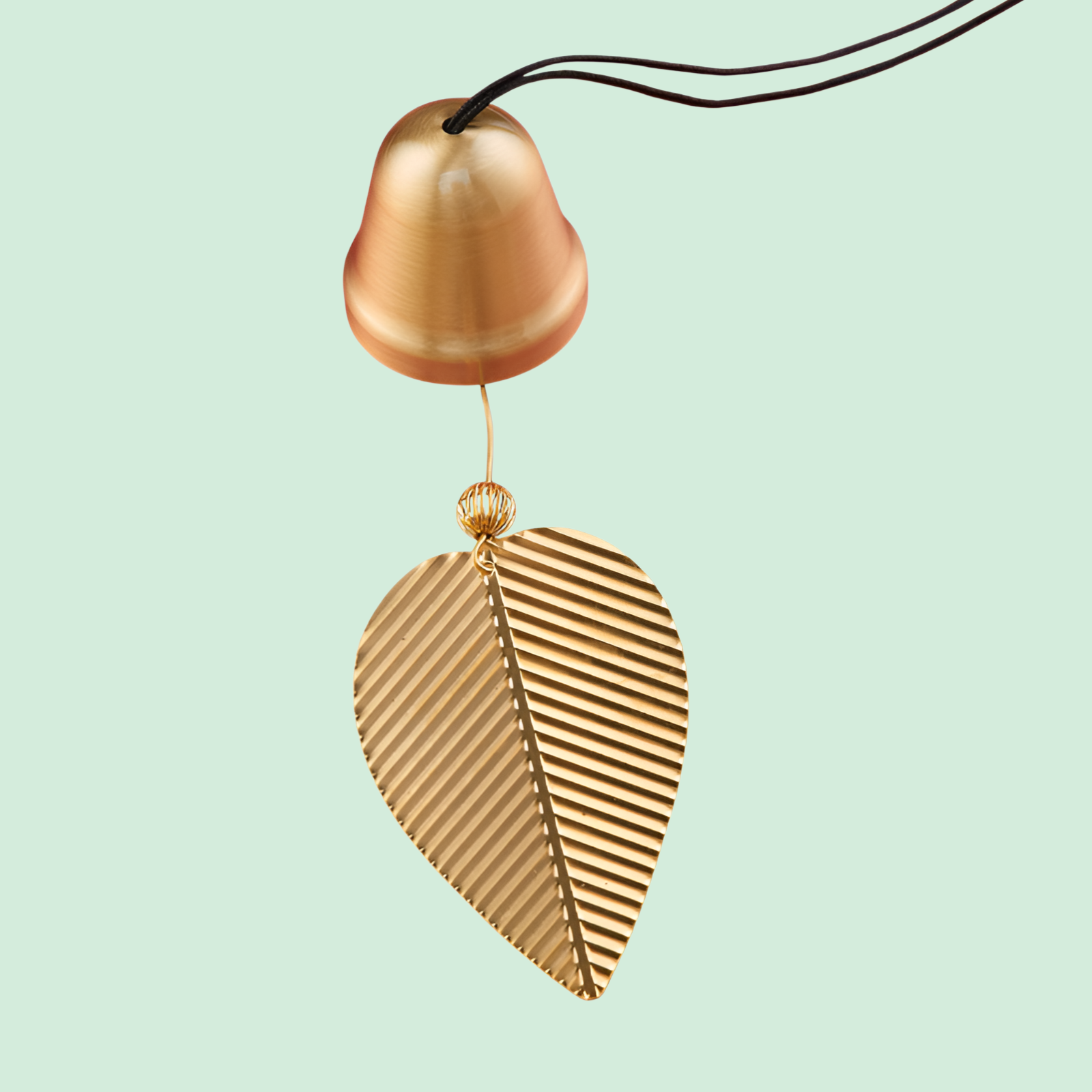 창의적인 순동 풍경 및 종 장식