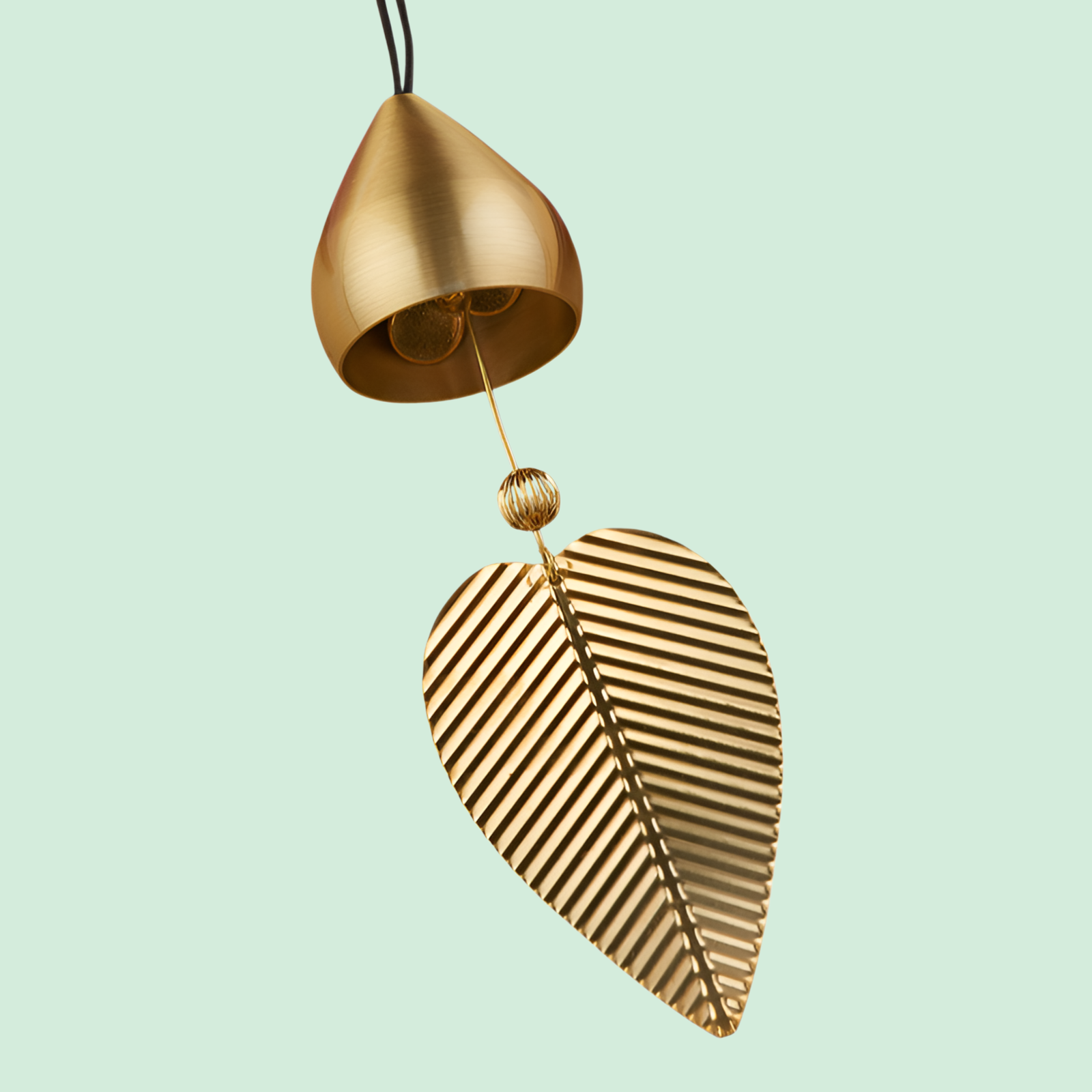 창의적인 순동 풍경 및 종 장식