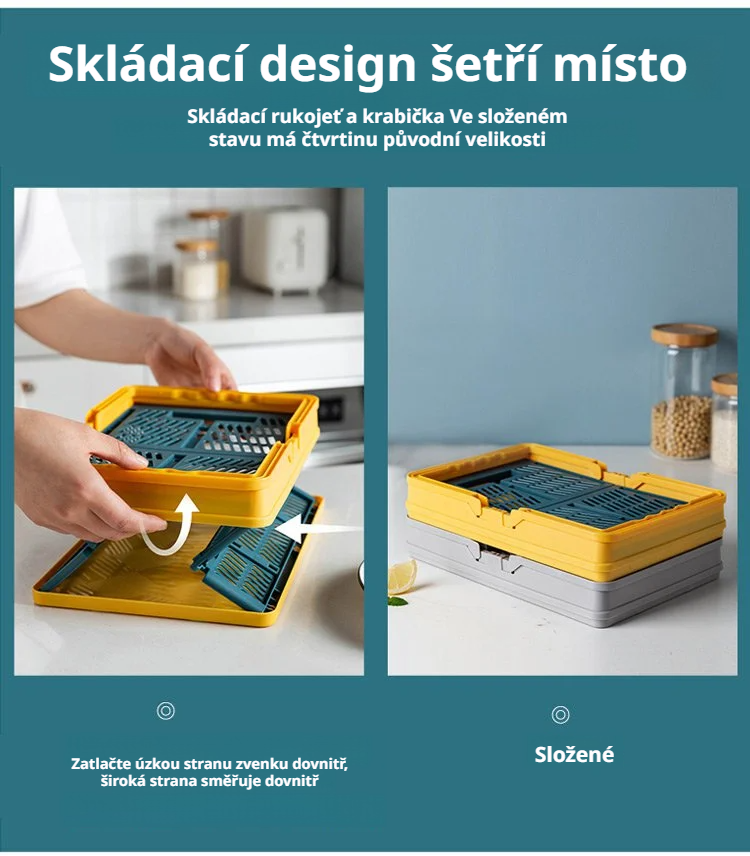 Koš plný nákupů připravený k přenášení