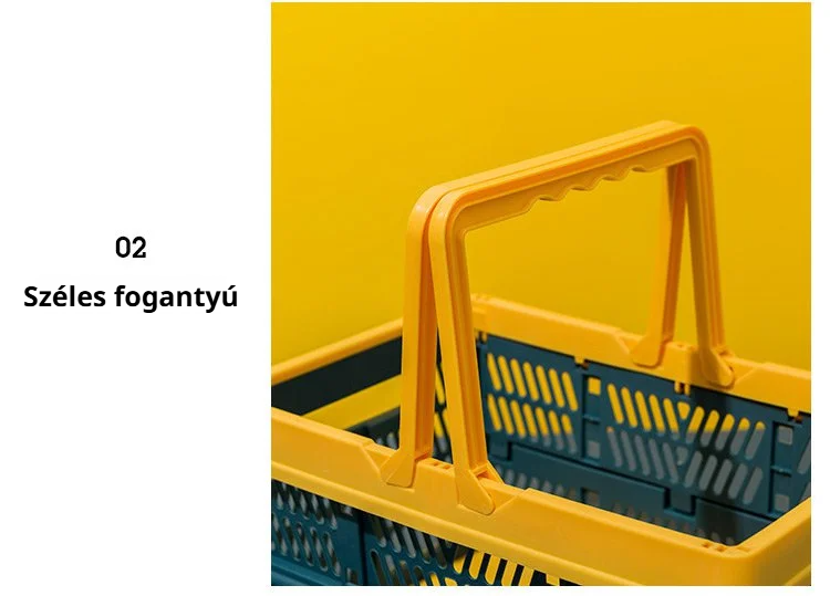 Modern dizájnú hordozható bevásárlókosár