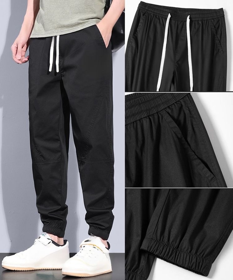 패션 올매치 남성 루즈핏 스트레이트 캐주얼 팬츠