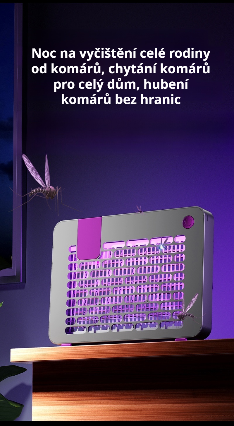 Přenosný venkovní odpuzovač komárů pro vily – zařízení na stole