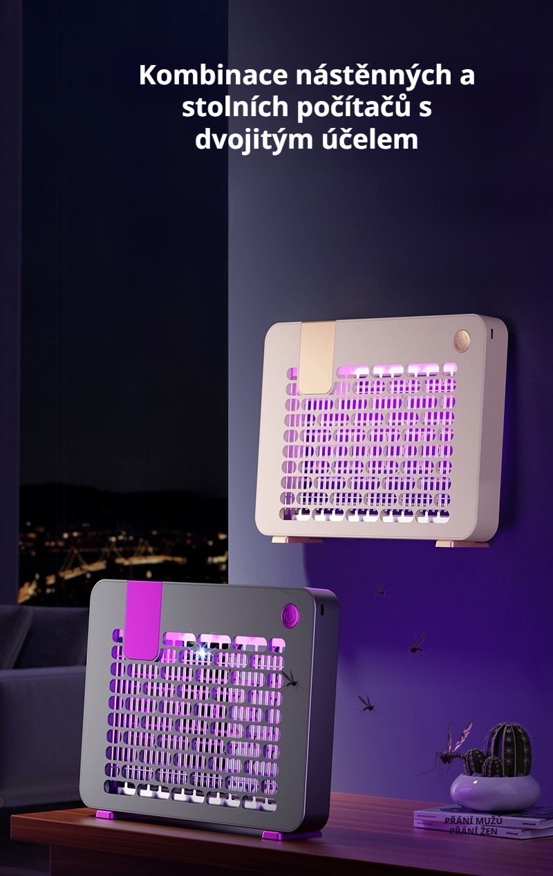 Odpuzovač komárů umístěný na terase vily