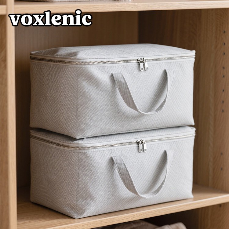 持ち手付きで持ち運び簡単な寝具収納バッグ