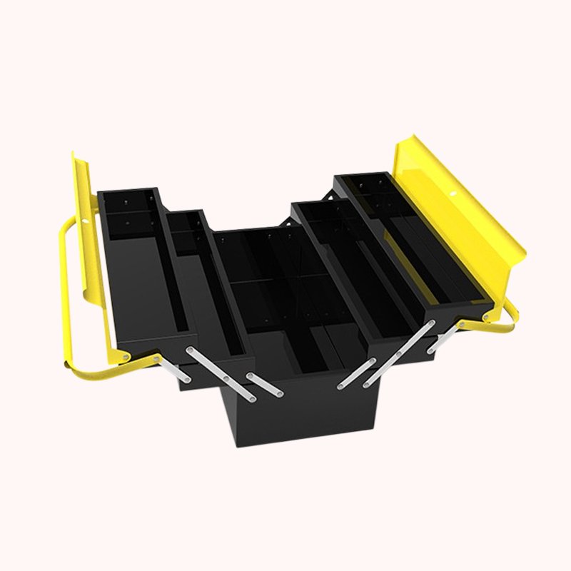 ポータブル折りたたみ式ハードウェアツールボックス