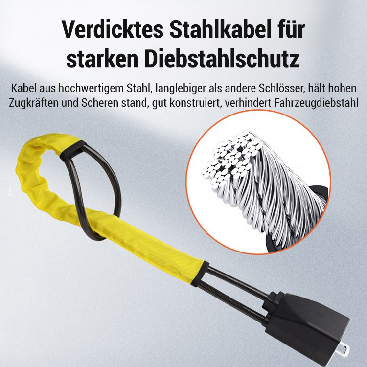 【Keine Angst mehr vor Autodiebstahl】Stahlseil-Auto-Diebstahlsicherung