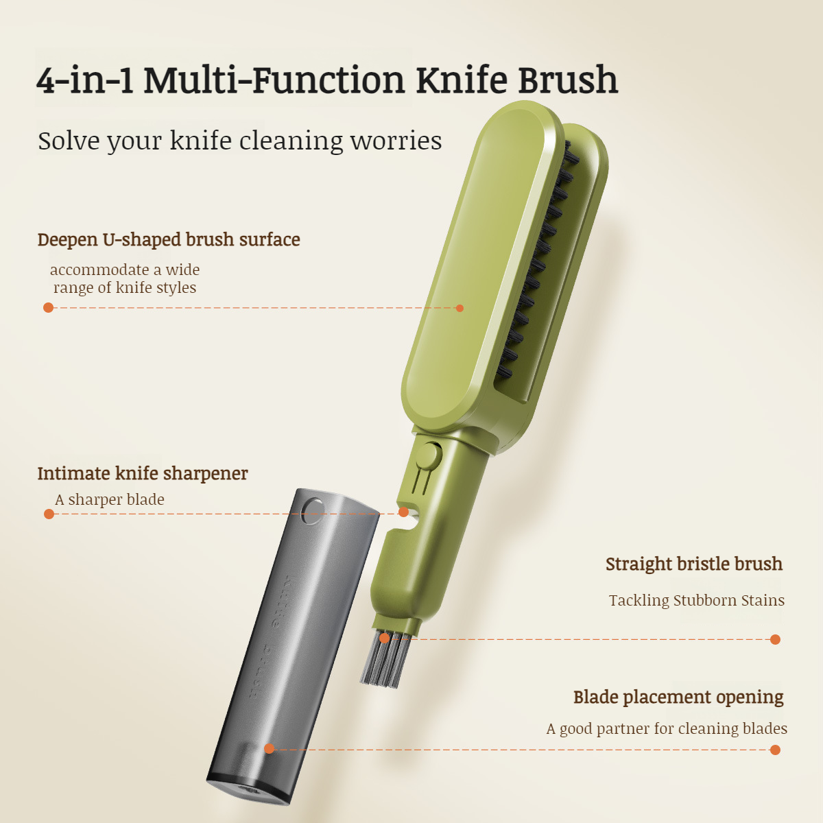 Kitchen cleaning gadget suitable for various surfaces
