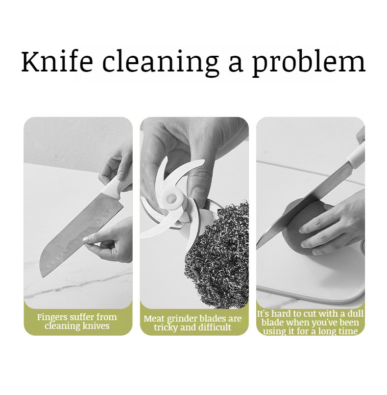 Deep cleaning brush for kitchen appliances