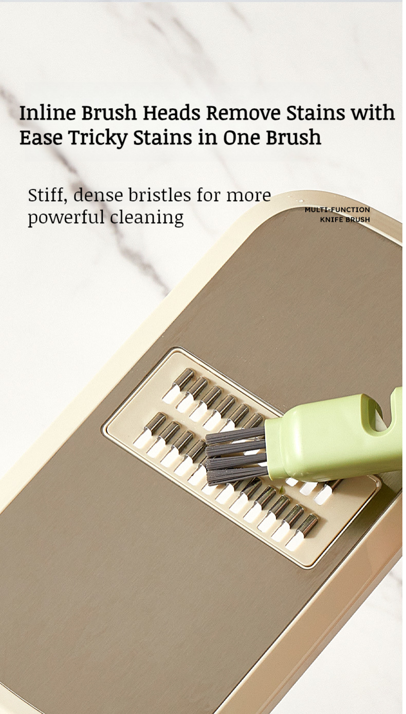 Compact kitchen cleaning tool for easy storage