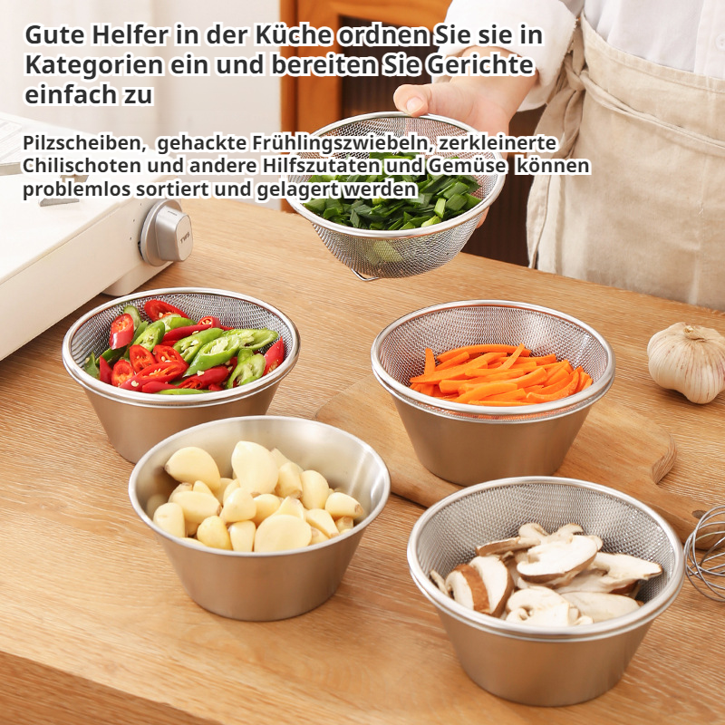 Mini 304 Edelstahl Abtropfschale in moderner Küche