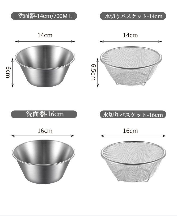 フルーツを入れたステンレスバスケット