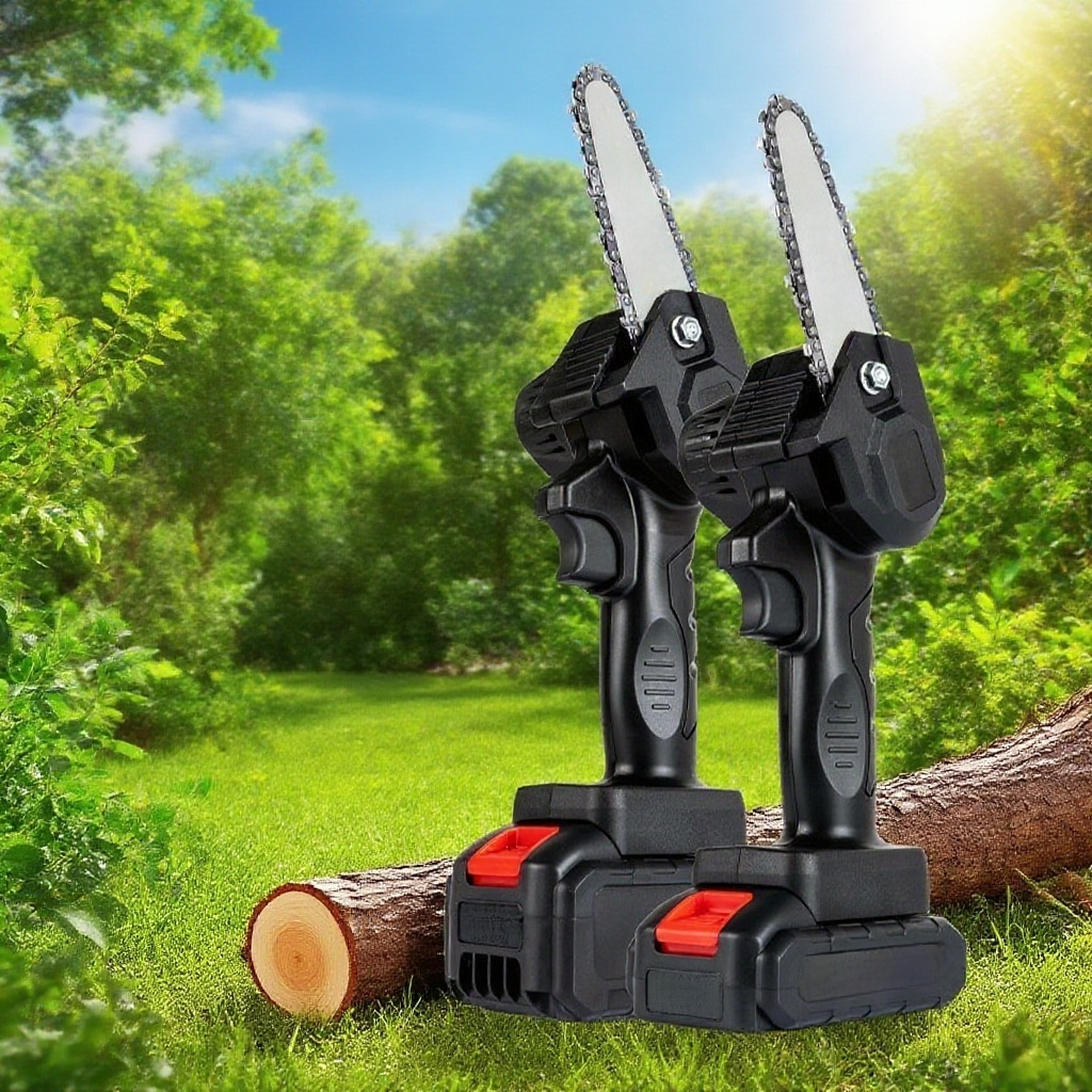 充電式小型電動チェーンソー