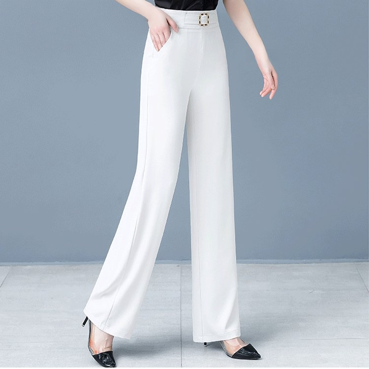 여성 하이웨스트 와이드 팬츠
