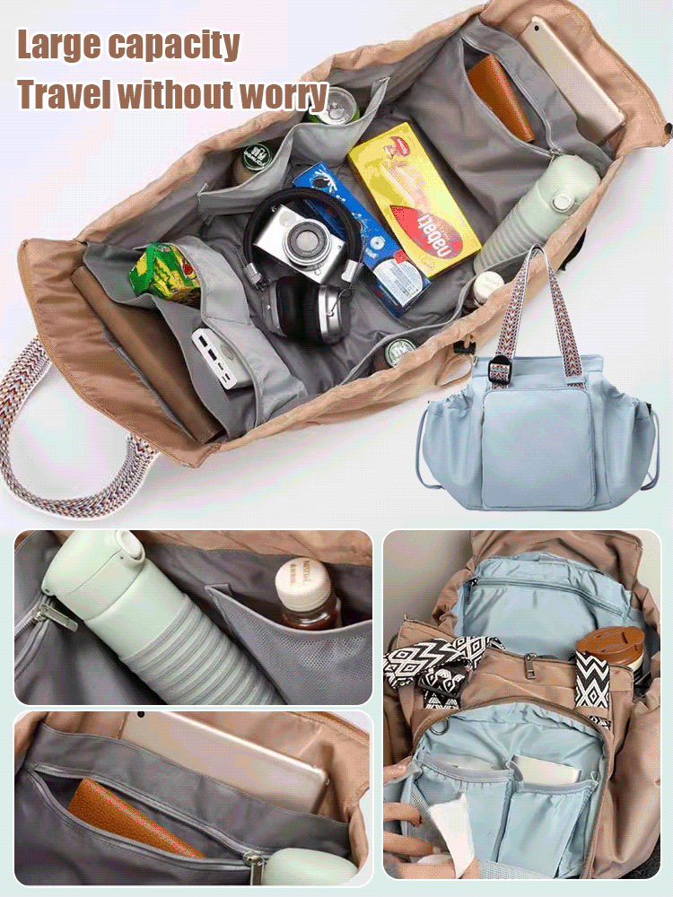 Transformable cradle bag travel storage bag