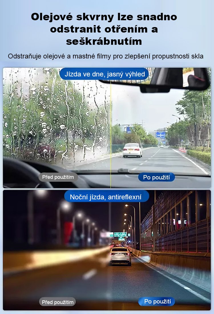 [2.0 Upgrade Výkonný odstraňovač olejových filmů] Vykartáčujte a rozsviťte