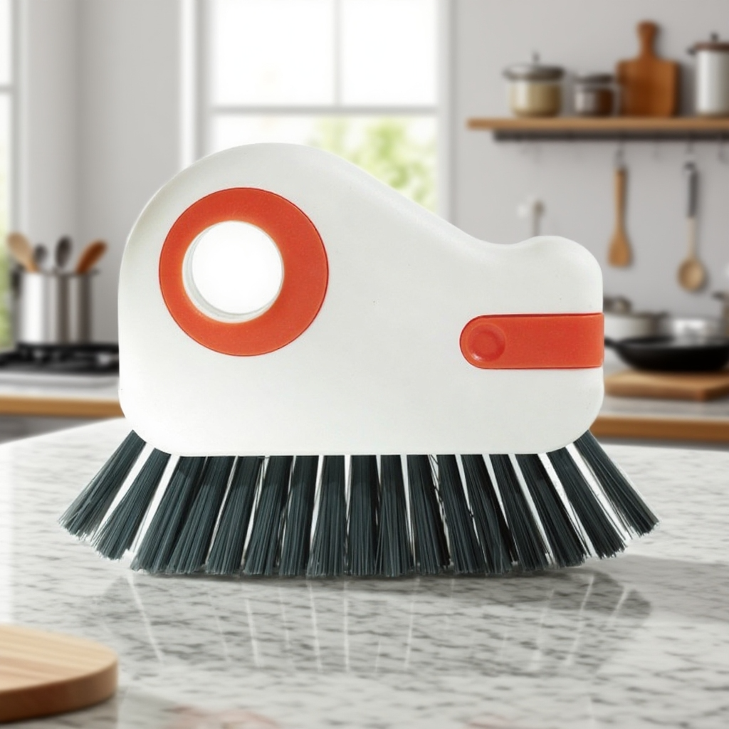 Kartáček ve tvaru ptáčka na úzké prostory oken