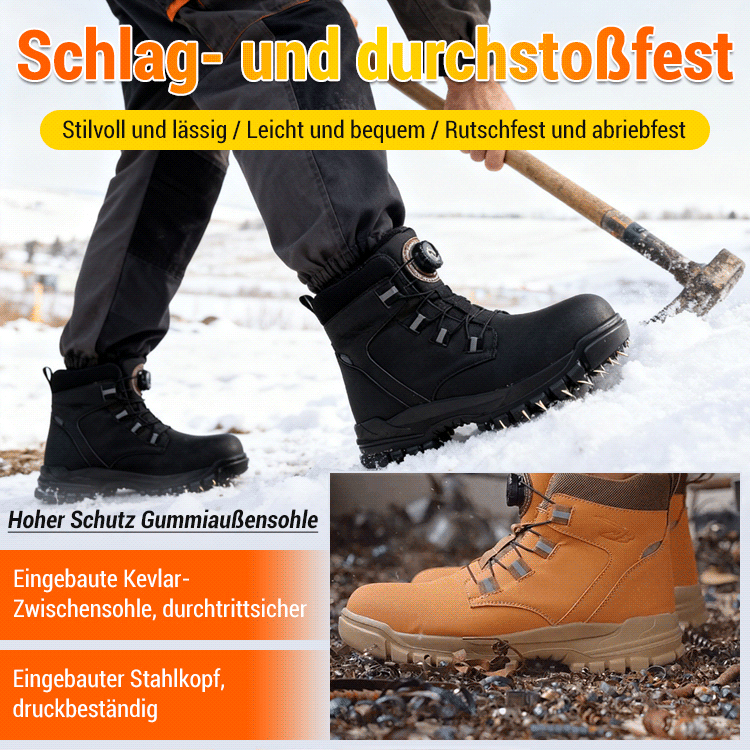 Stichfeste, warme Martin-Stiefel