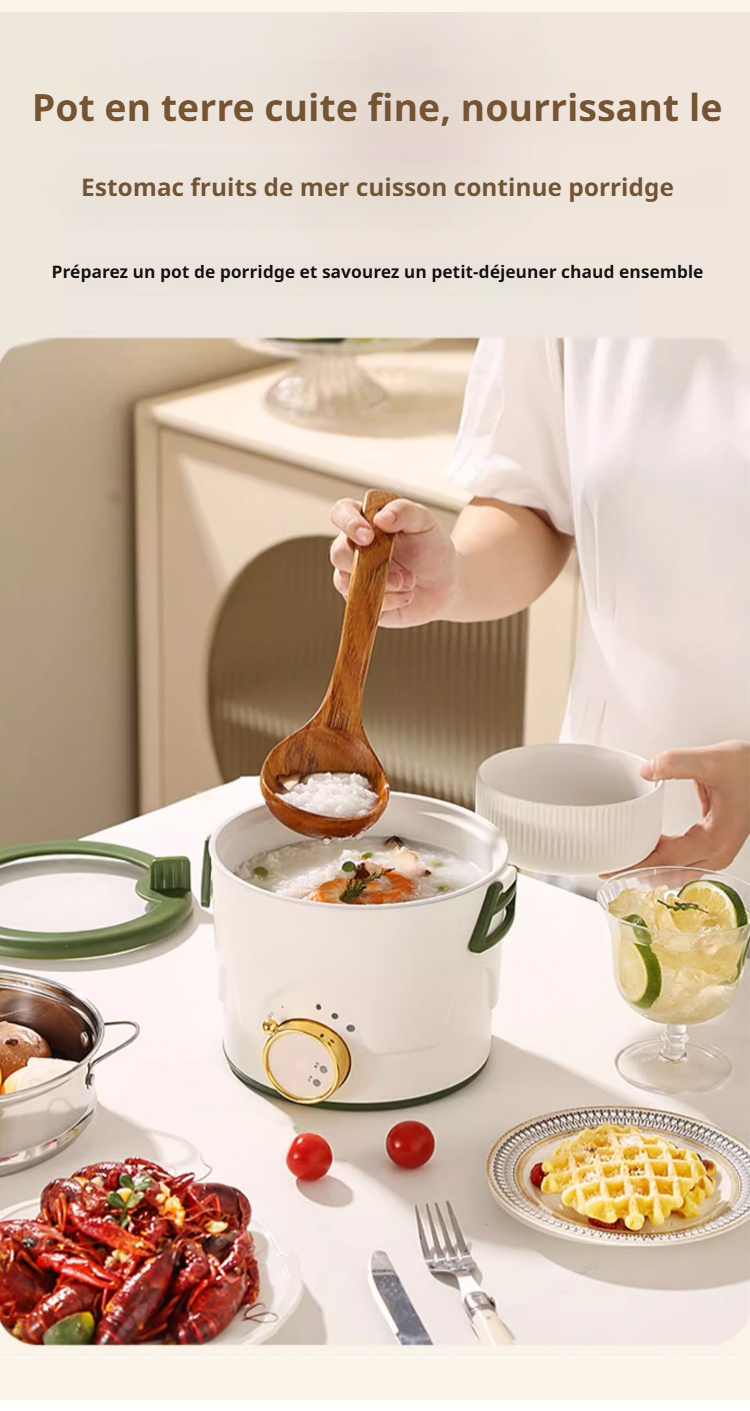 Mini cuisinière électrique portable pour les voyages