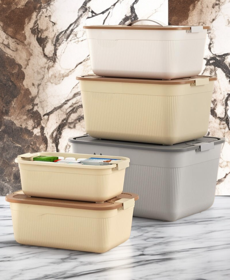 휴대용 벨트 덮개 플라스틱 가정 수납 정리함 전체 모습