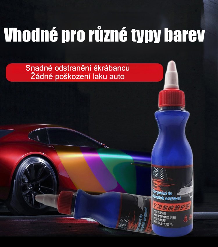 Artefakt opravy povrchu auta