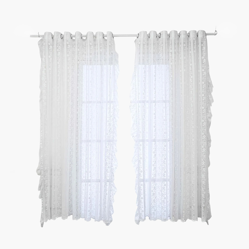 二重仕上げのカーテン