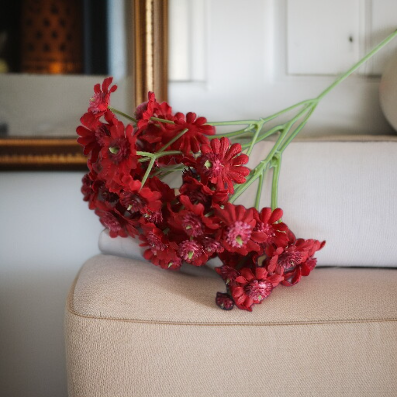 Simulace kytice divokých chryzantém