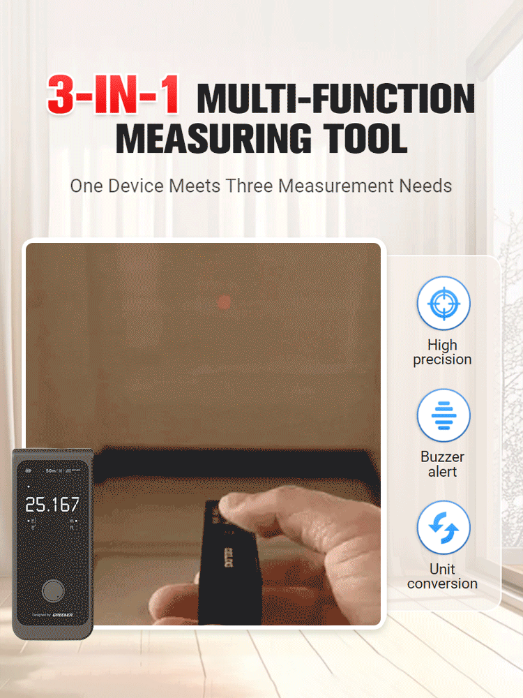 High-precision handheld laser rangefinder