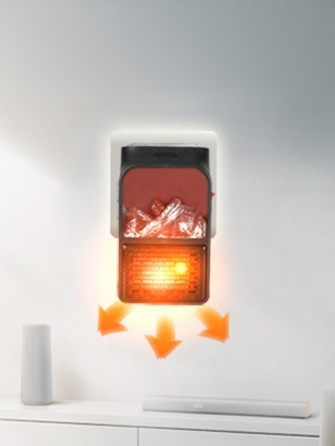 【1 kWh für 3 Tage】Energiesparender Schnellheizflammen-Heizer