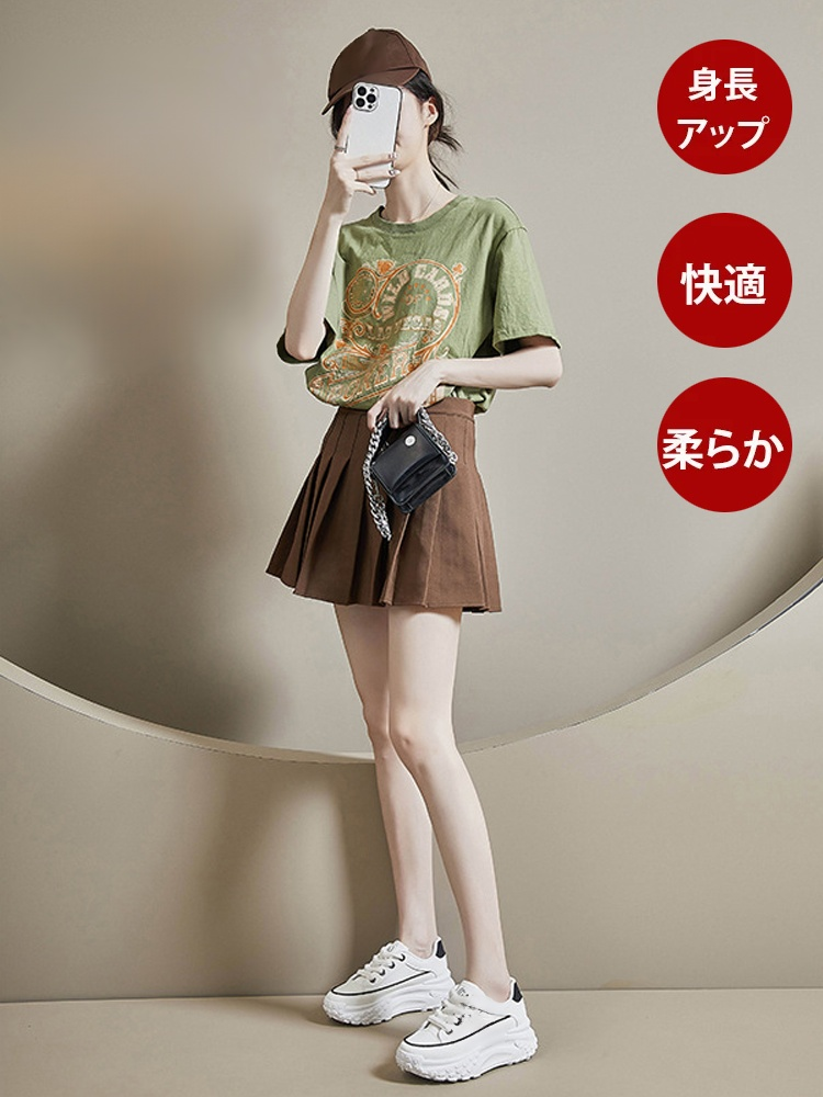 厚底スニーカー