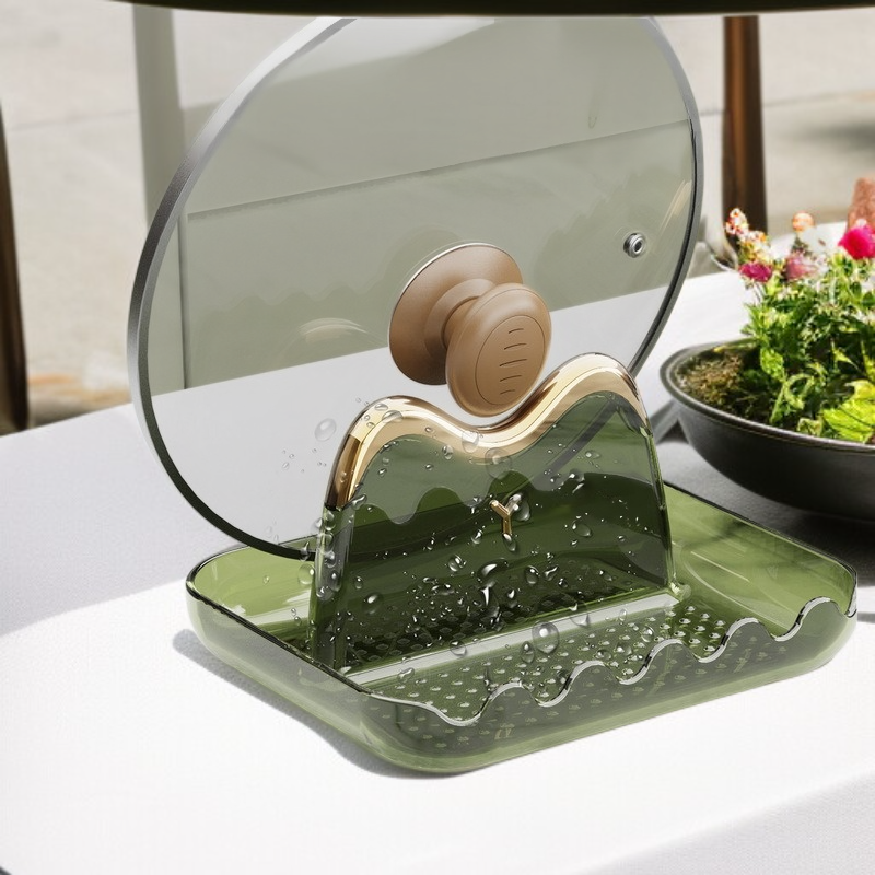 다용도선반 주방 스탠드 좌식 물받이 물빠짐 냄비뚜껑선반 다용도 국자 수납선반 도마삽선반