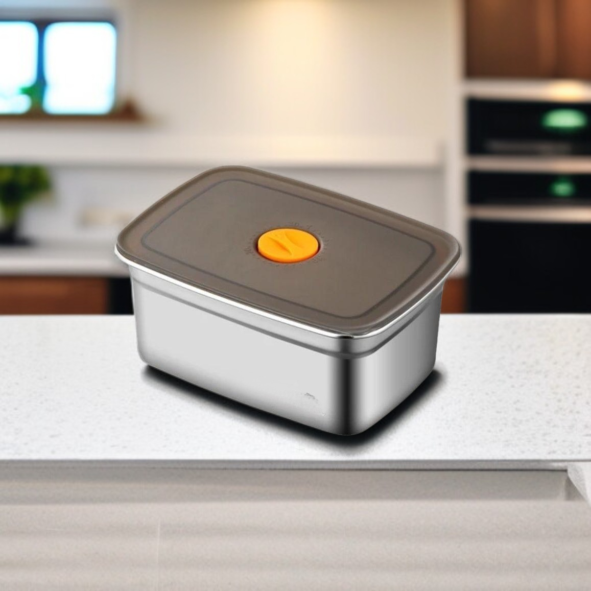 صندوق غداء من الفولاذ المقاوم للصدأ 316 المضاد للبكتيريا