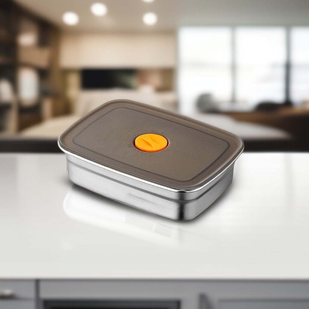 صندوق غداء من الفولاذ المقاوم للصدأ 316 المضاد للبكتيريا