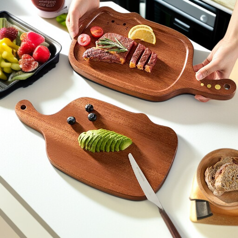 لوح تقطيع منزلي من الخشب الصلب